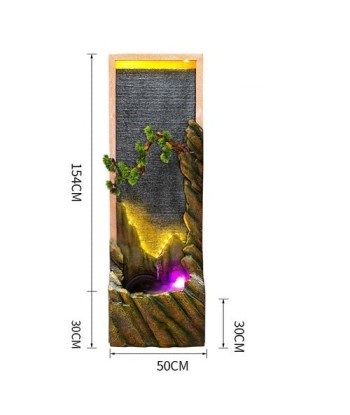Fontaine Lumineuse Mur d'Eau À commander