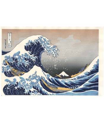 Estampe Japonaise de Hokusai | La Grande Vague de Kanagawa pour bénéficier 