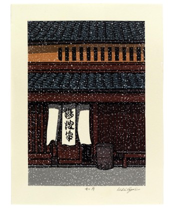 Estampe Japonaise de Nishijima Katsuyuki | Neige de Février (Kisaragi) prix pour 