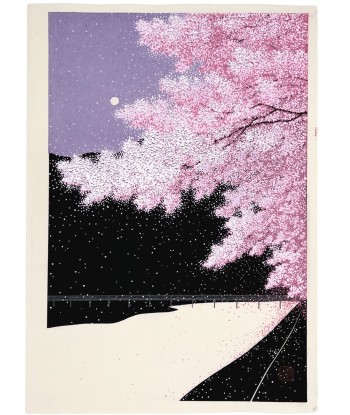 Estampe Japonaise de Teruhide Kato | Printemps à Arashiyama en ligne