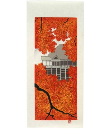 Estampe Japonaise de Teruhide Kato | Le temple Kiyomizu à l'Automne vente chaude votre 