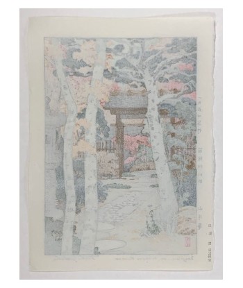 Estampe Japonaise de Yoshida Toshi | Sangetsu, Musée d'Hakone pas cher 