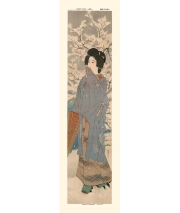 Beauté sous la Neige de Shinsui Ito | Reproduction Fine Art ou a consommer sur place