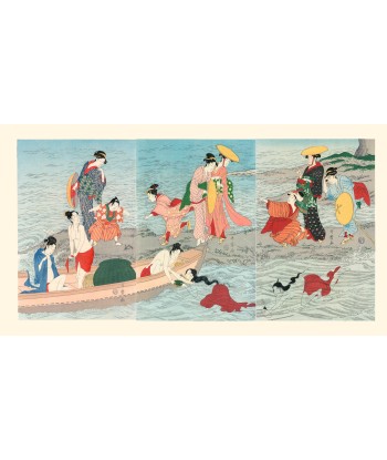 Les Pêcheuses d’Abalone de Utamaro | Reproduction Fine Art Voir les baskets