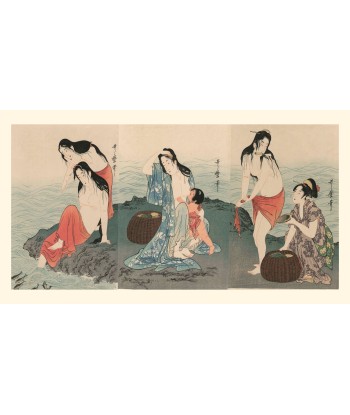 Les Pêcheuses d’Awabe de Utamaro | Reproduction Fine Art Pour