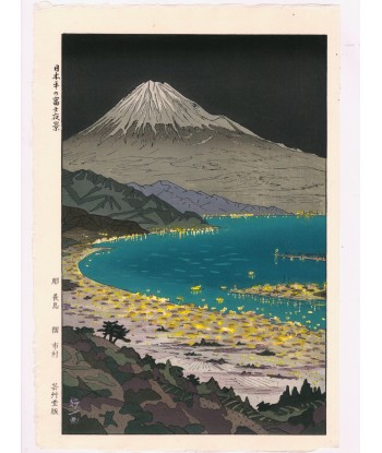 Estampe Japonaise de Okada Koichi | Mont Fuji vu de Nihondaira la nuit du meilleur 