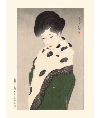 Comme la neige, 100 beautés en kimono de Shinsui Ito | Reproduction Fine Art Profitez des Offres !