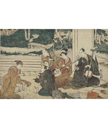 Estampe Japonaise de Toyokuni Utagawa | Série divertissement des acteurs, Musiciens et jeux livraison gratuite