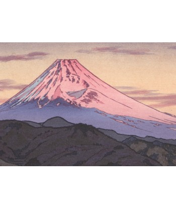 Estampe Japonaise de Yoshida Toshi | le Mont Fuji vu de Ohito, le matin Venez découvrir notre 